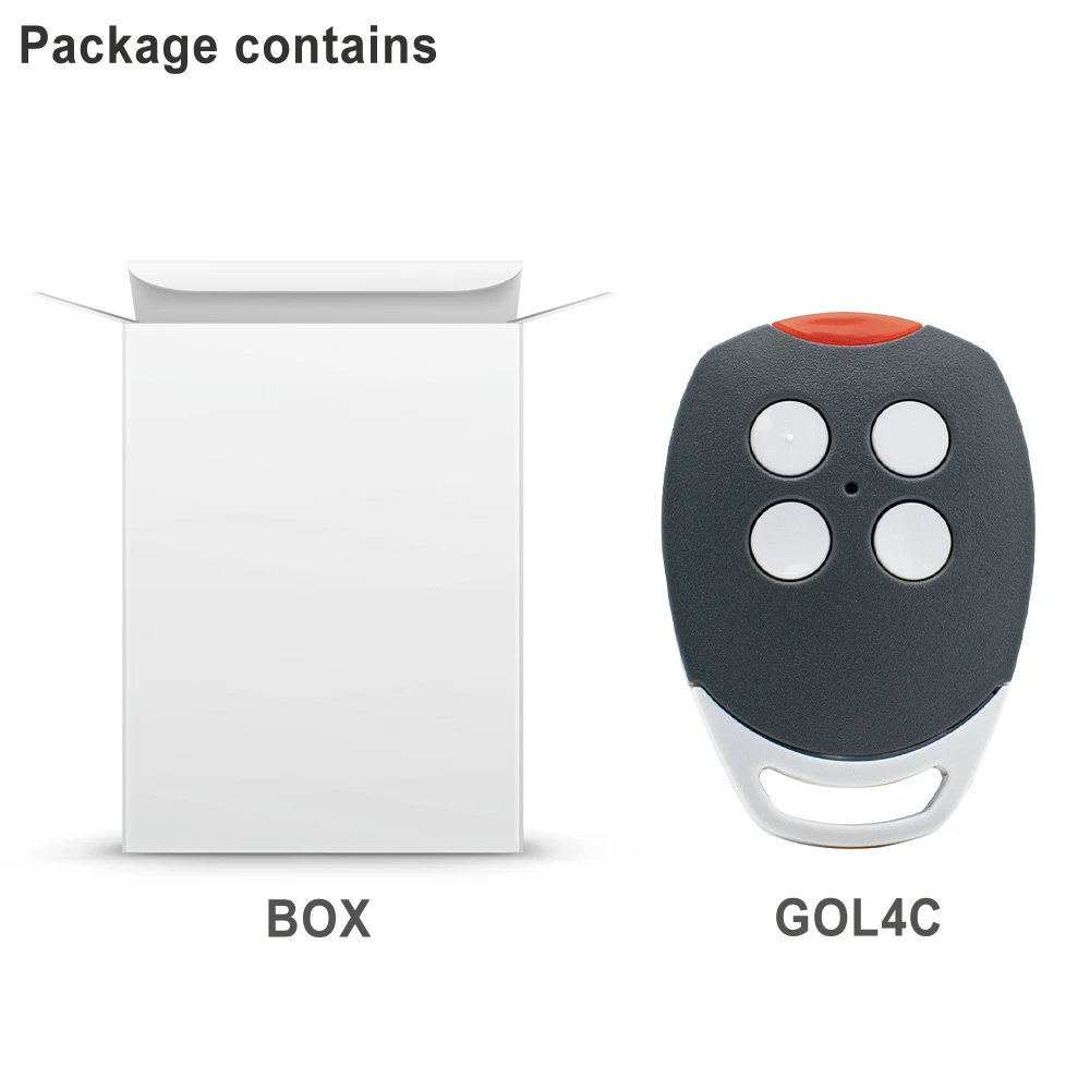 2 Types For Remote Ditec Entrematic Gol4C Fixed Code 433MHz new 2025 433.92 DitecGOL4C Garage Door Opener Remote Control Clone
