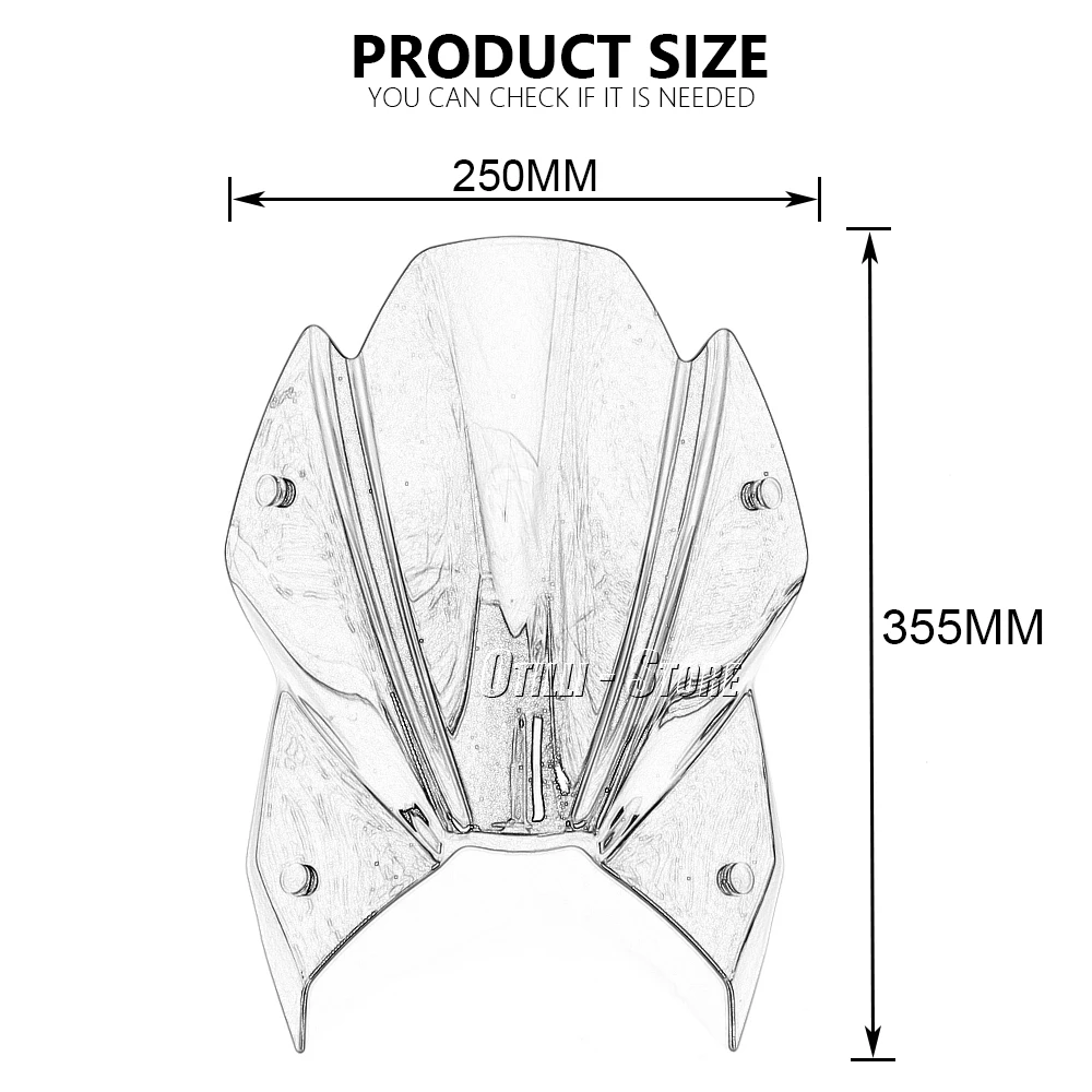 NEW Front Screen Wind Shield Accessories WindScreen Windshield For SUZUKI GSX-S950 GSX-S1000 GSX-S 950 GSXS 1000 2021 2022 2023
