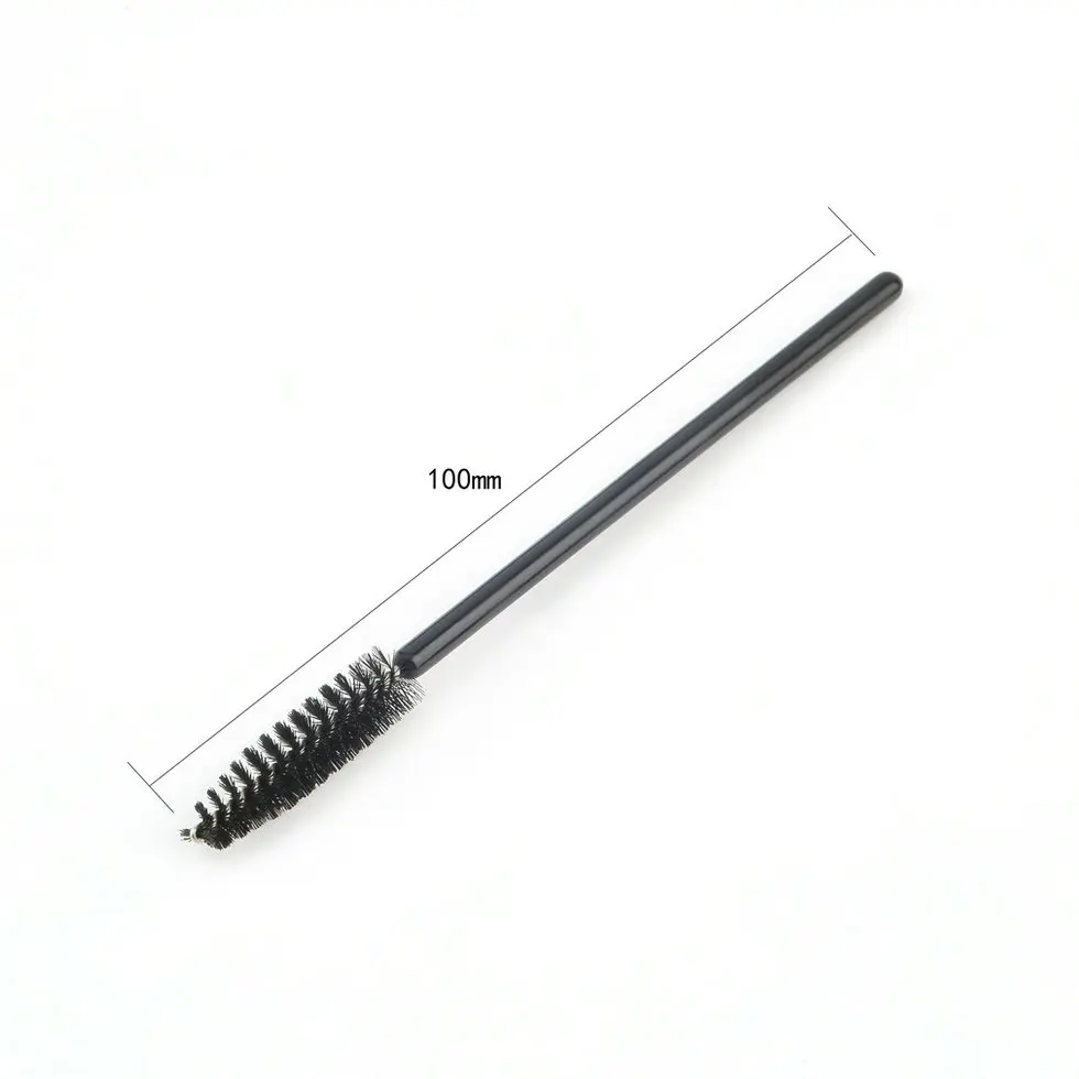 50pcs/lot New make up brush Pink synthetic fiber new Disposable Eyelash Brush Mascara 2025 Applicator Wand Brush Cosmetic Makeup Tool