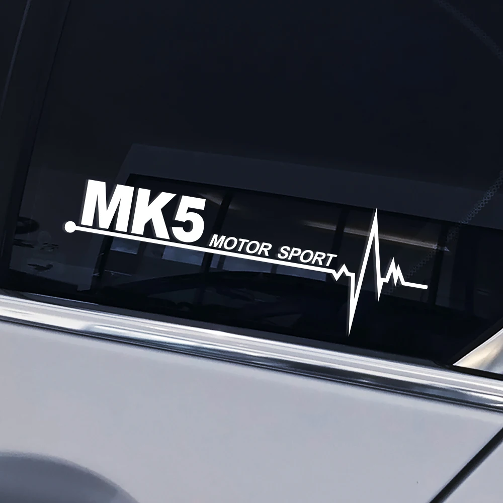 Golf For VW 4 5 7 6 3 4 2 3 5 6 7 8 Car Side Window Stickers Auto Exterior Decals Styling Accessories smile