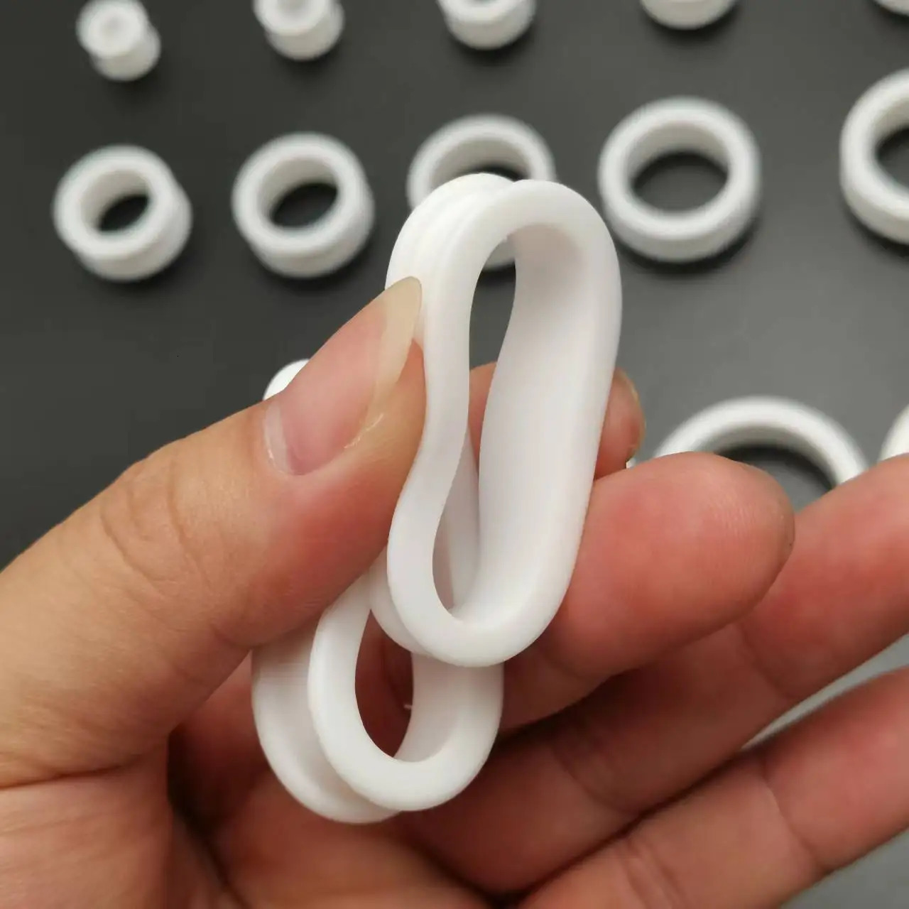 3-38mm large-sized hollow silicone flexible double wing flesh ear tunnel plug Phimosis stretching ring kit instrument extender 241108
