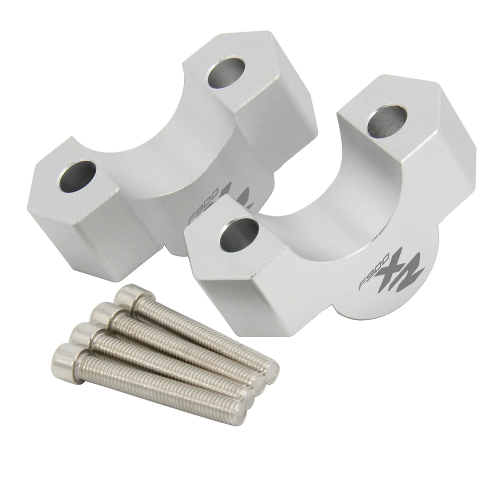 Motorcycle Handlebar Risers For BMW F850GS F900R F900XR Handle Bar Riser Clamp Extend Handlebar Adapter Mount