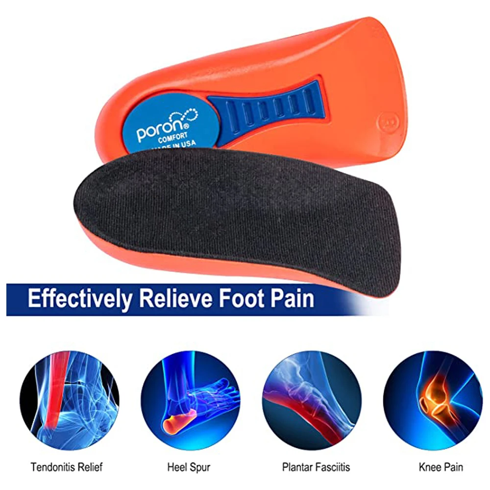 Sport Orthopedic Insoles for Plantar Fasciitis Orthotics Flat Feet Arch Support Insoles Heel Spur Treatment Pain Relief Shoe Pad smile