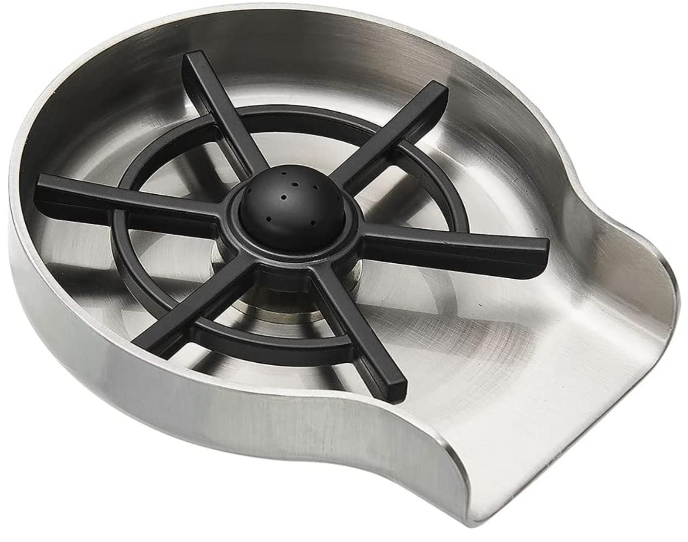 New glass washer home cup cleaning cup washing machine bar cup washer stainless steel cup washers silver 6 leaves