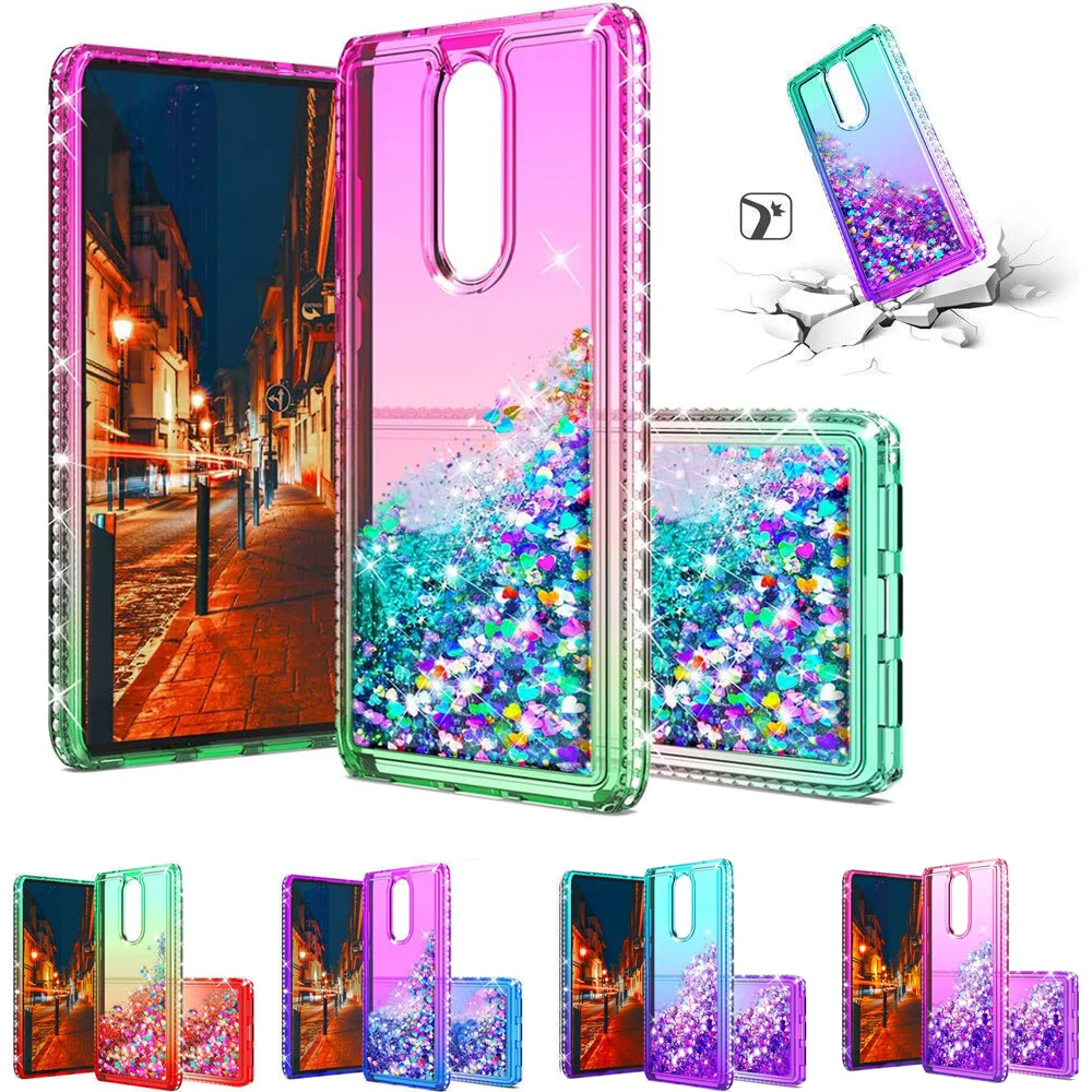 For Coolpad new Legacy/Alchemy Shockproof Glitter Liquid Bling Dia Quicksand Case Transparent 2025 Phone Protective Cover