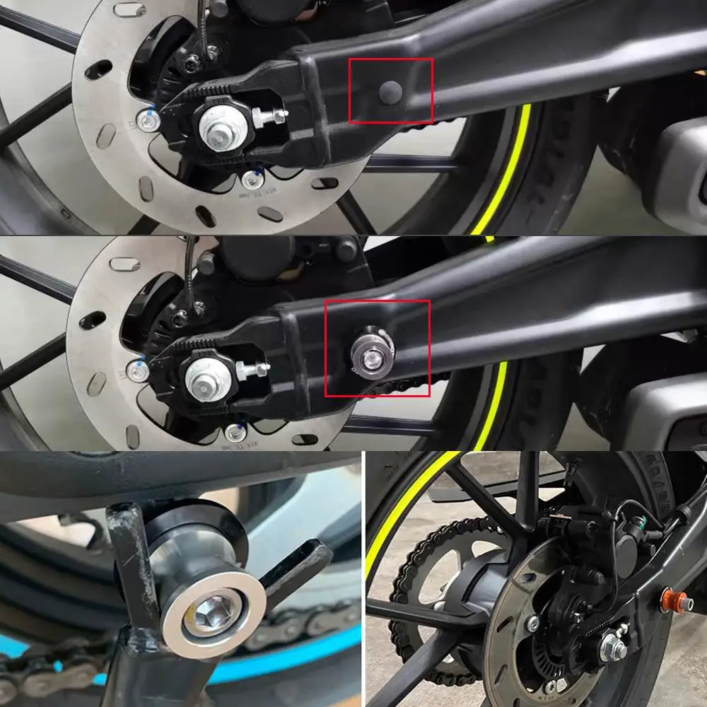 Motorcycle Accessories 6MM Swingarm Spools Stand Screws Slider For YAMAHA TMAX 560 TMAX 500 530 T-MAX 530 DX SX 2004-2022 2023