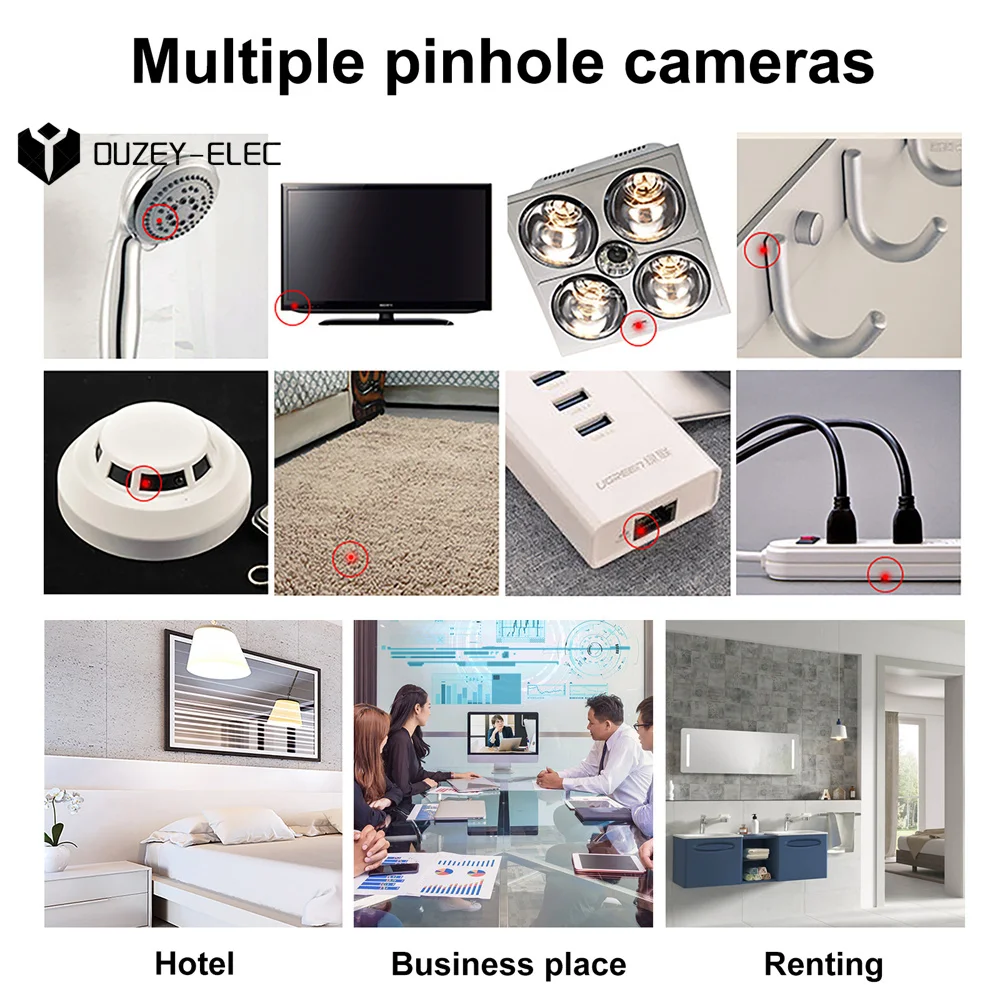 Anti Candid Camera Detector Portable USB Hotel Infrared Anti-surveillance Anti-sneak Shooting Camera Detector for Security Check