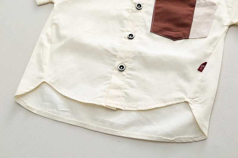 Clothing Sets Children Cotton Summer Clothes Baby Boy Fashion Pocket Shirts Shorts 2Pcs/Set Infant Kids Casual Toddler Tracksuits 0-5 Years