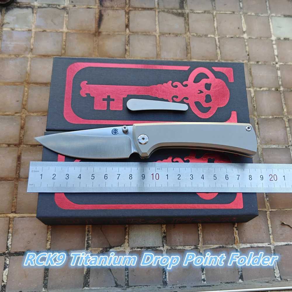 JUFULE New Chaves Ultramar RCK9 Ceramic Bearing Titanium Mark M390 Survival EDC Tool Camping Hunting Outdoor Tactical Folding Knife X241108
