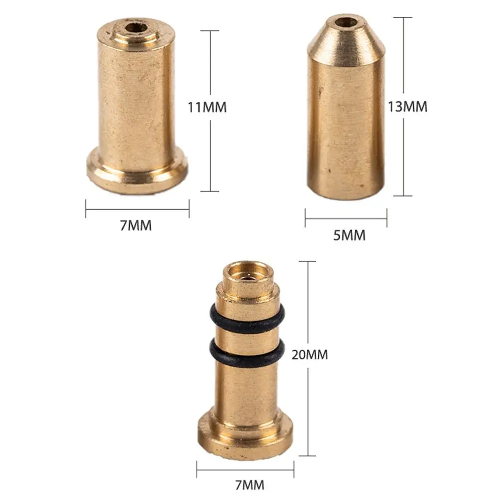 Filling Durable Vae Gas Reusable Brass Nozzle Refill Butane Gas Adapter Iatable Head For Dupont Ligne 2/Gatsby Gas Lighter smile