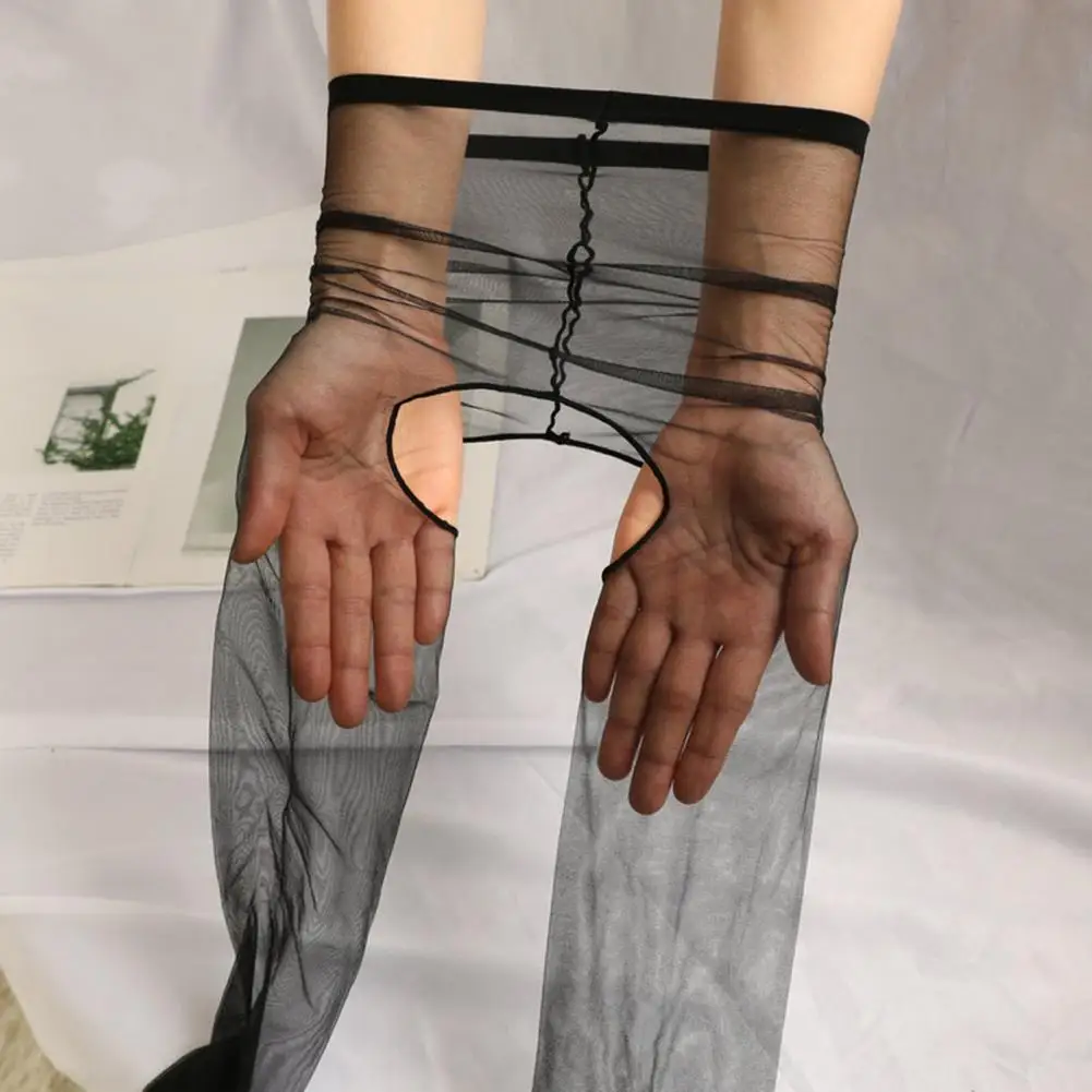 Women Pantyhose Sheer Open Crotch Ultra Thin Solid Color Sexy 2025 Hollow new Out See Through Stretchy Stockings for Home Women's Socks