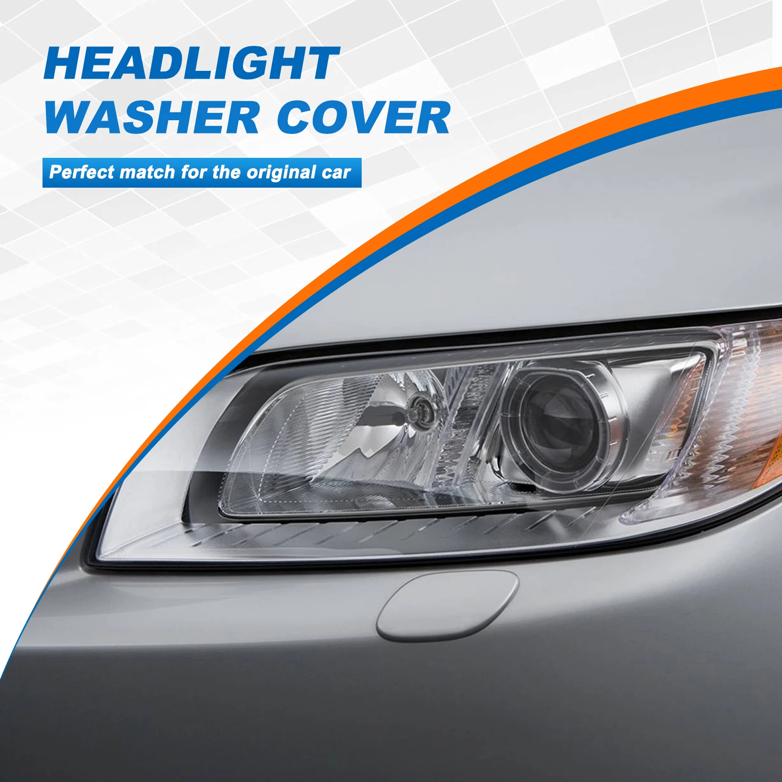 Front Bumper Headlight Washer Cover For VOLVO S80 Accessories 2007 2008 2009 2010 2011 2012 2013 39870059 39870060 Left Right