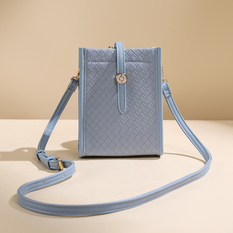 2025 Designer Trendy 2024 3 handbag new woven small women's mobile phone shoulder crossbody bag free shipping