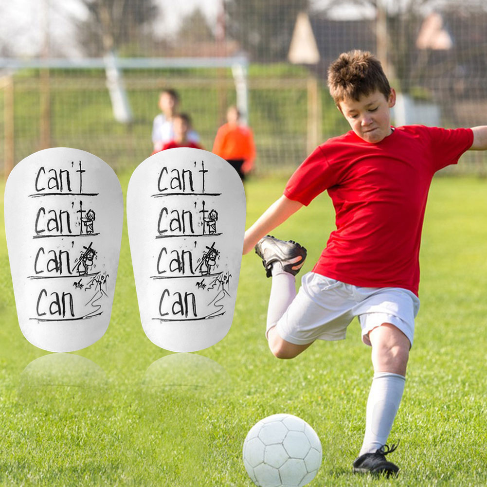 Small Mini Soccer Shin Pads Wear-resistant Shock Absorbing Soccer Leg Protector Anti Slip Secure Football Training Shin Guards