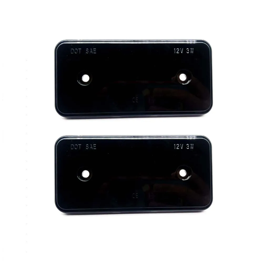 For Mercedes-Benz W463 G-Class G500 G550 G55 G63 AMG 2002-2014 Front Amber Rear Red LED Side Marker Bumper Repeater Light Lamp