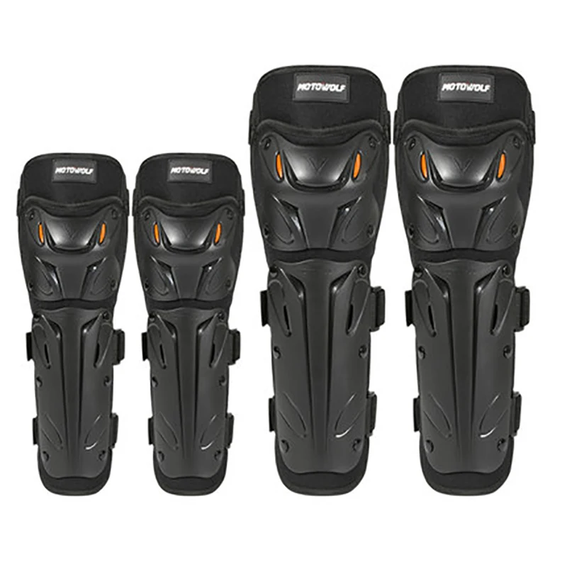 Kneepad Moto Motorcycle 4Pcs/Set Elbow Knee Pads Motocross Racing Protective Gear Protector Guards Kit R1250GS R1200GS X-ADV smile