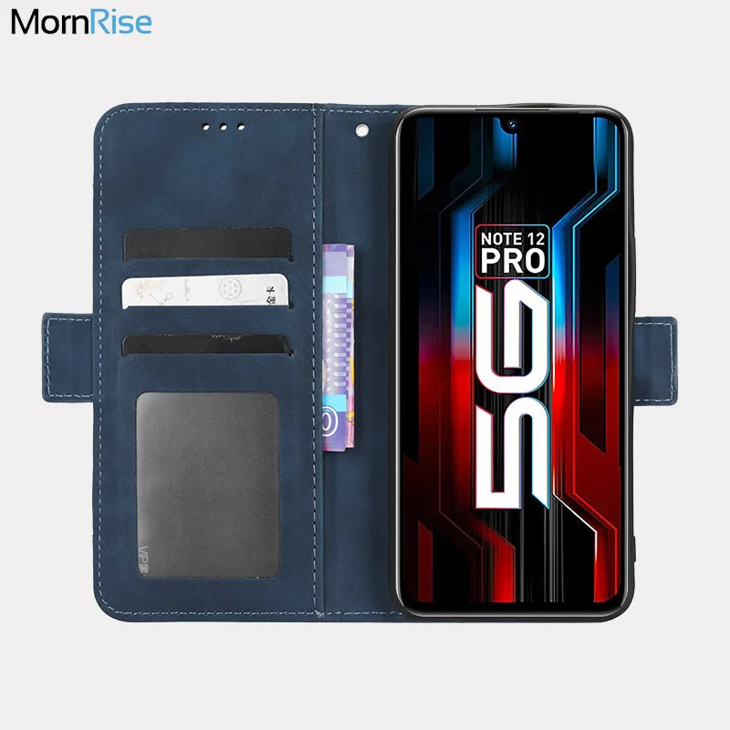 Infinix For Wallet Cases Note 12 Pro 5G / 12 5G Case Magnetic Closure Book Flip Cover Leather Card Holder Bags smile /