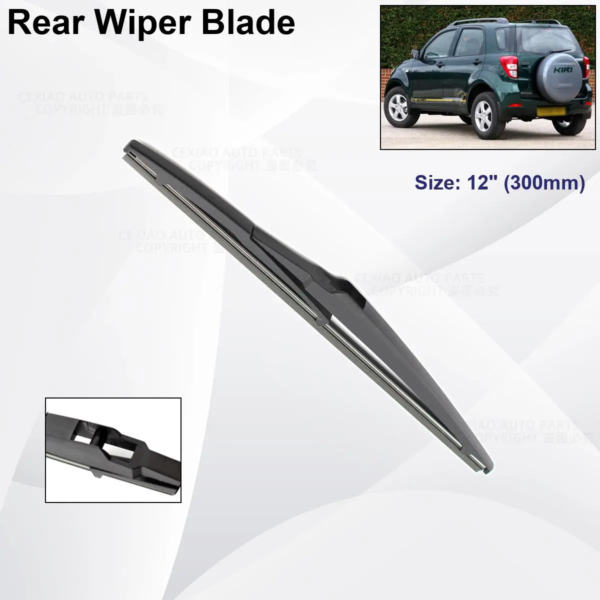 For Daihatsu Terios 2 J200 F700 2006-2017 Car 2025 Front new Rear Wiper Blades Soft Rubber Windscreen Wipers Auto Windshield 21"18"12"