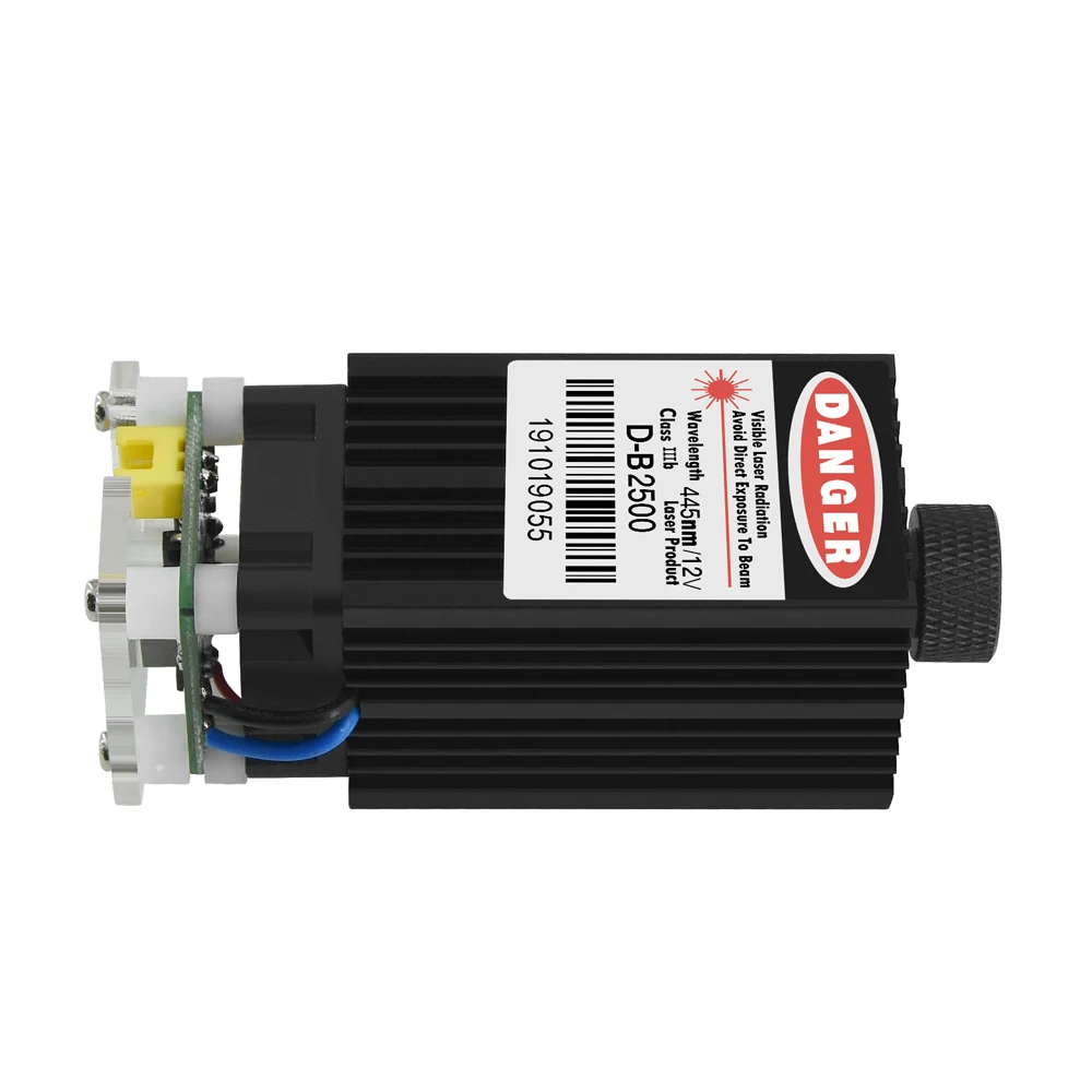 450nm Blue Light TTL Focusing Laser Head Module 7.5W/20W with Cable and Goggles Kit for CNC Laser Engraving Cutting Machine