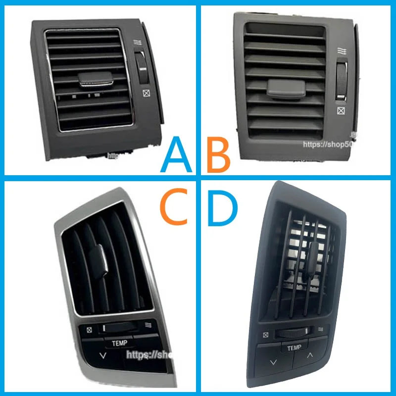 Ruili292 For Toyota Land Cruiser 200 LC200 2008 2009 2010-2015 Grill Car A/C Air Conditioner Outlet Air Conditioning Vents