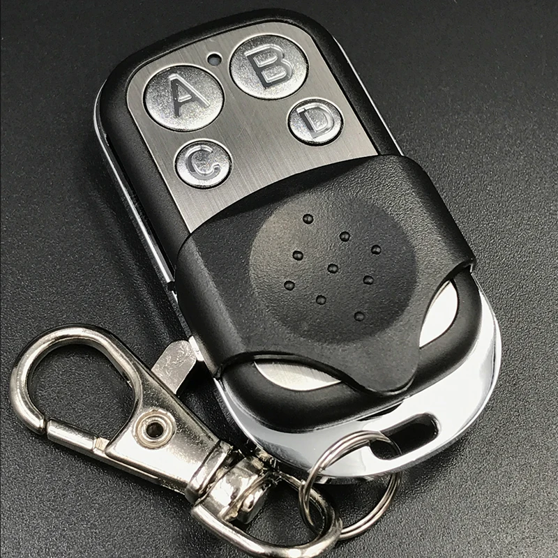 Remote Control Universal 433.92mHz 4 Channel Garage Gate Door Opener Remote Control Duplicator Clone Cloning Code Garage Car Key smile