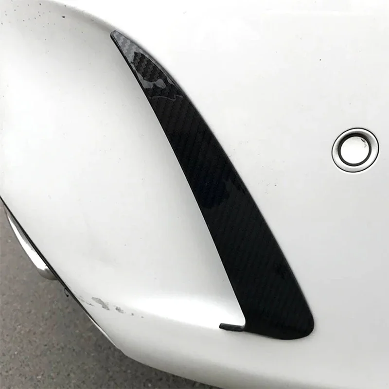 Rear Bumper Surrounds The Air Outlet Tail Wind Knife Air Vent Cover for Mercedes Benz C-Class W205 C43 C63 AMG 2014 - 2018 2019