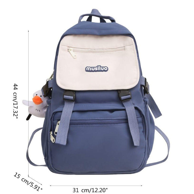 Trendy Women's College Backpack Large Capacity Book Bag School Backpacks Daypack smile