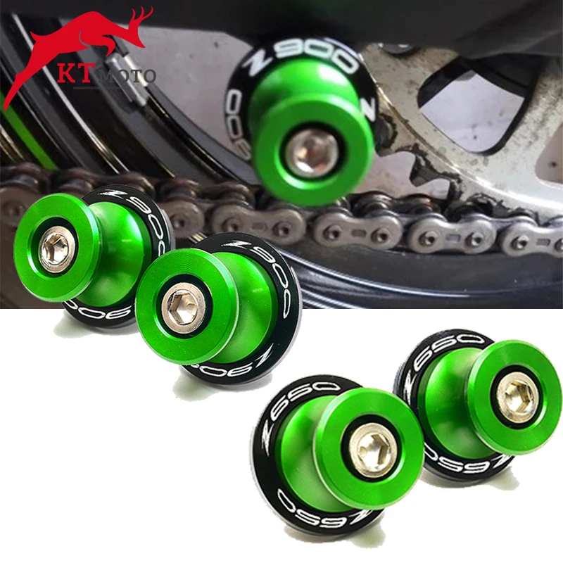 For kawasaki Z900 Z 900 Z650 Z 650 2017-2024 2021 2020 2019 8MM Motorcycle accessories CNC Swingarm Spools slider stand screws