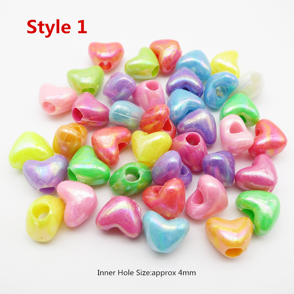 Plastic kids 100Pcs Crochet Multicoloured Braids hair dread dreadlock beads rings tube for kids girls women styling Accessories smile
