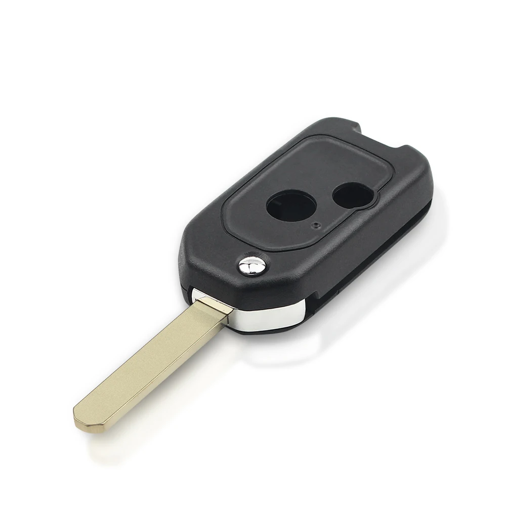 Car Key Modified KEYYOU Case For Honda Fit CRV Civic Insight Ridgeline HRV Jazz ACCORD 2003-2013 smile