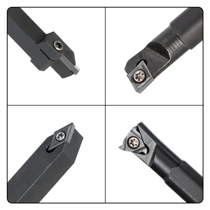 Lathe XCAN 14/15pcs Tools Carbide Inserts Holder SCLCR06 with Wrenches for Lathe Turning Tools CNC Cutting Tools smile