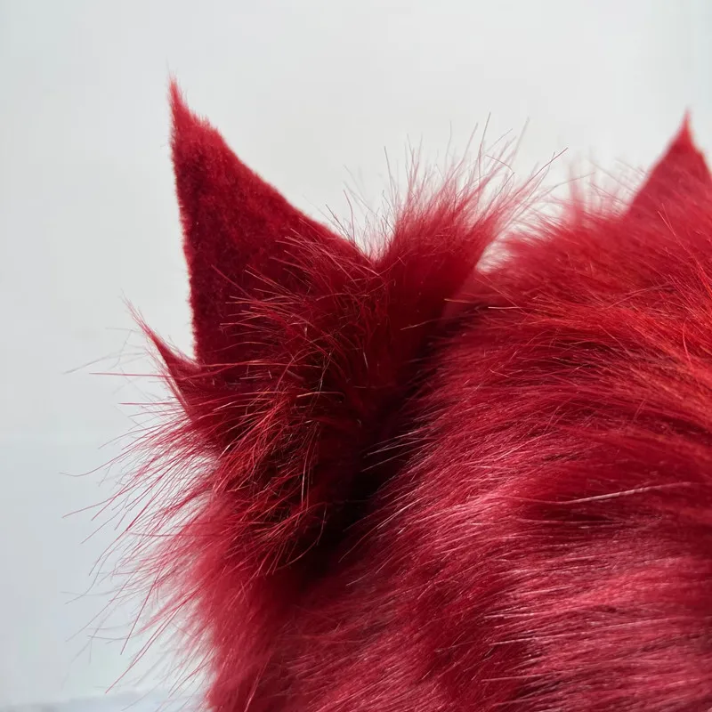 Ear Heartsteel Sett Cosplay Fox Wolf Ear Simulated Animal Hairhoop Hairband Headwear ddmysmile LOL Cosplay Sett Cosplay Heartsteel Sett Smile