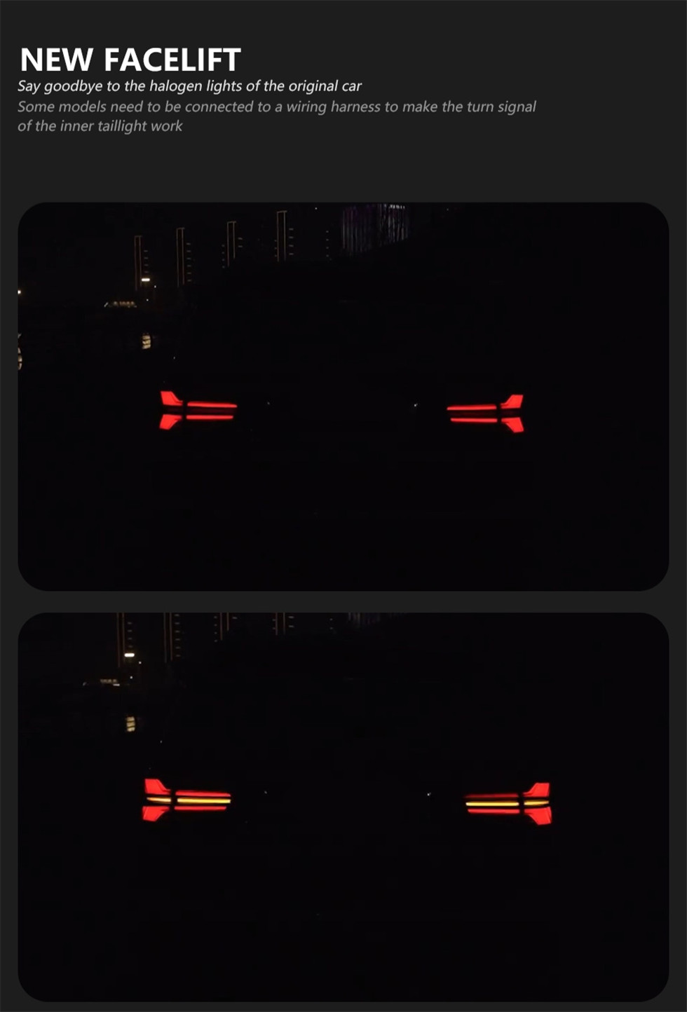 LED Taillight for BMW X5 LED Tail Light 2007-2013 E70 Rear Lamp Dynamic Turn Signal Highlight Reversing Brake