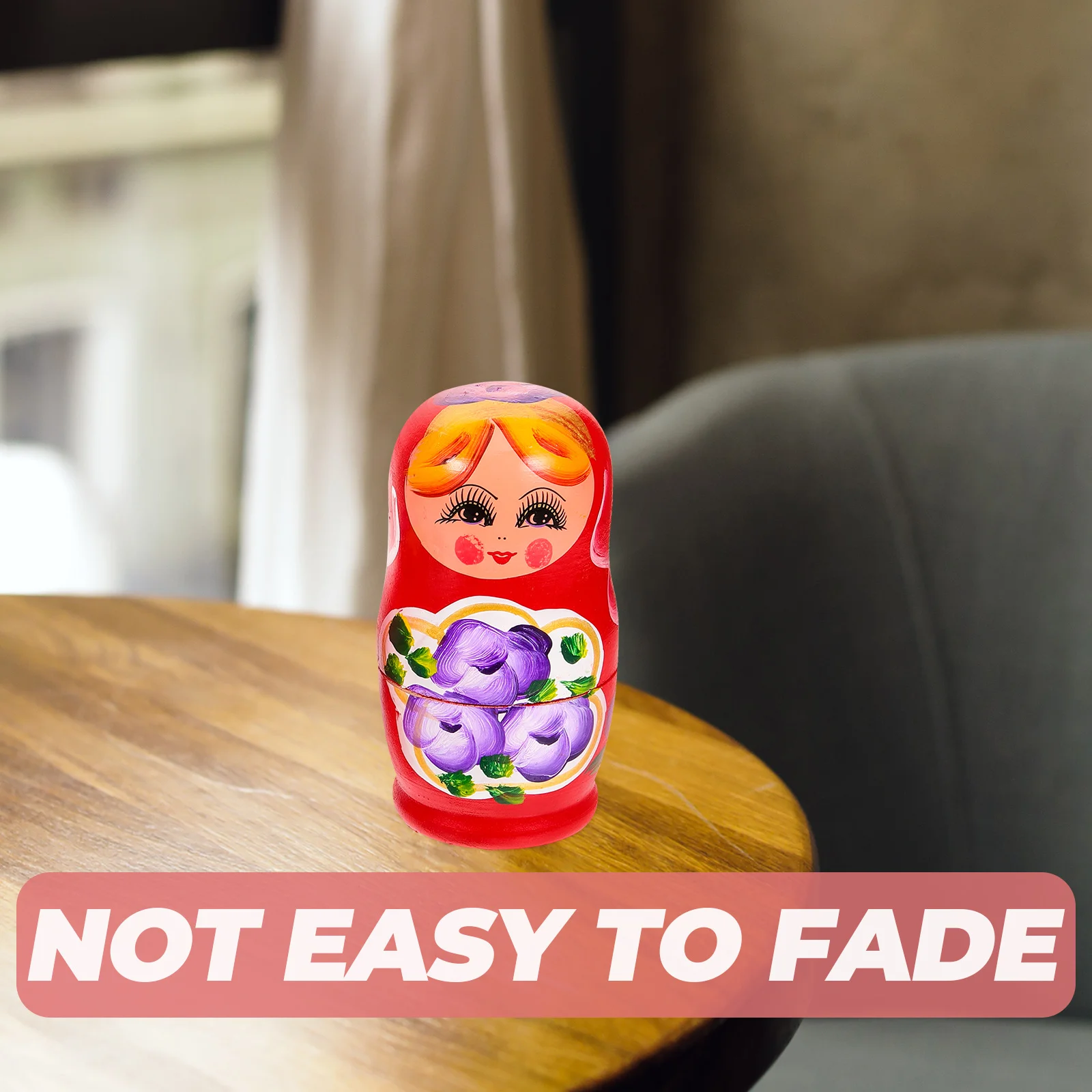 Matryoshka Wood Nesting new Russian Toy Household Kids 2025 Gift Wooden Girls Dolls