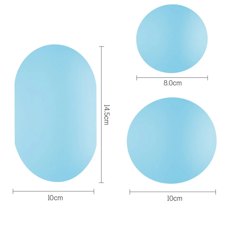 Rearview 2PCS Mirror Car Protective Film Anti Fog Window Foils Clear Rainproof Rear View Mirror Motorcycle Protective Soft Film smile