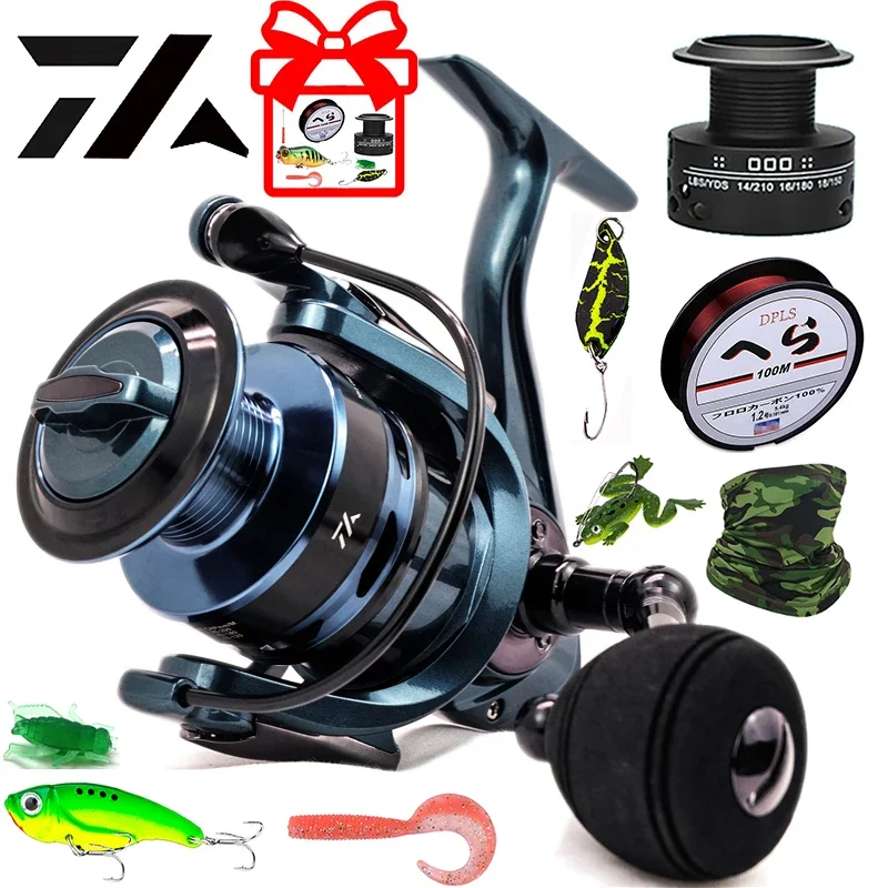 Double Spool Quality High Fishing Reel 5.5:1 4.7:1 Gear Ratio High Speed Spinning Reel Casting reel Carp For Saltwater smile