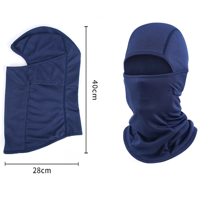 Balaclava Cycling Men's Caps Full Face Ski Mask Bicycle Hat Windproof Breathable Anti-Uv Motocross Motorcycle ddmysmile Helmet Liner Hats Smile