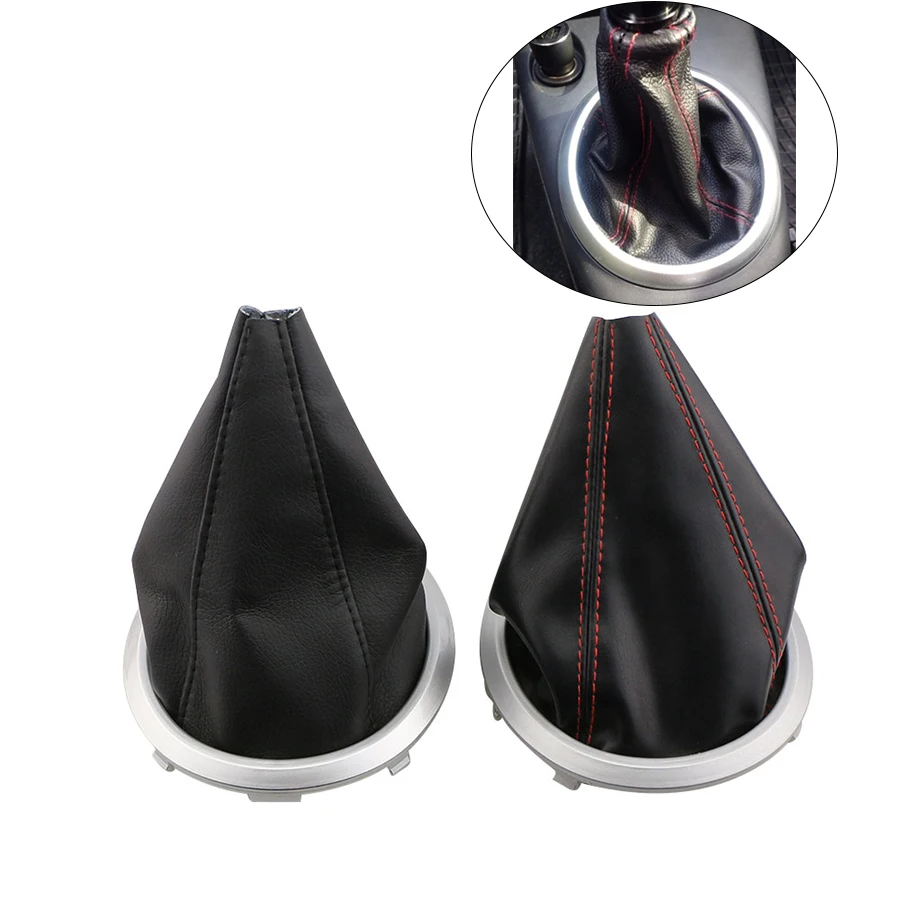 Car Gear Shift Knob Gaiter Boot Cover PU Leather Collar for Suzuki 2025 Swift SX4 Alto MT 2005 new - 2016 Auto Accessories