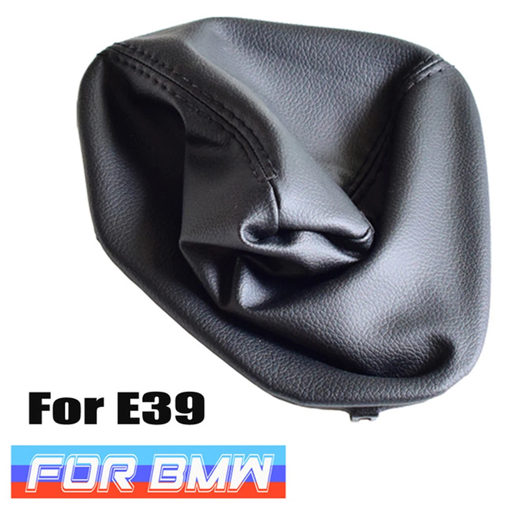 E36 For E30 E39 E46 E81 E82 E87 E88 E90 E91 E92 E93 Gear Shift Knob Lever Stick Pen Gaiter Boot Cover Case Collar PU Leather smile