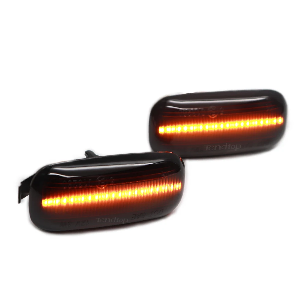 Dynamic Side Marker Lamp Led Flashing Turn Signal Light Sequential Blinker Smoke For Audi A3 S3 8P A4 B6 B8 B7 S4 RS4 A6 S6 C5