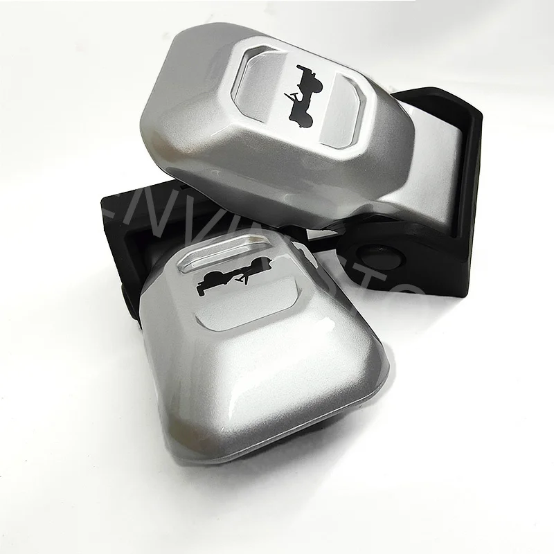 2PCS Car ABS Engine Snap Hood Latch Lock Catch New for Jeep Wrangler JL 2018-2020 Cover Hasp Lock Exterior Engine Accessories