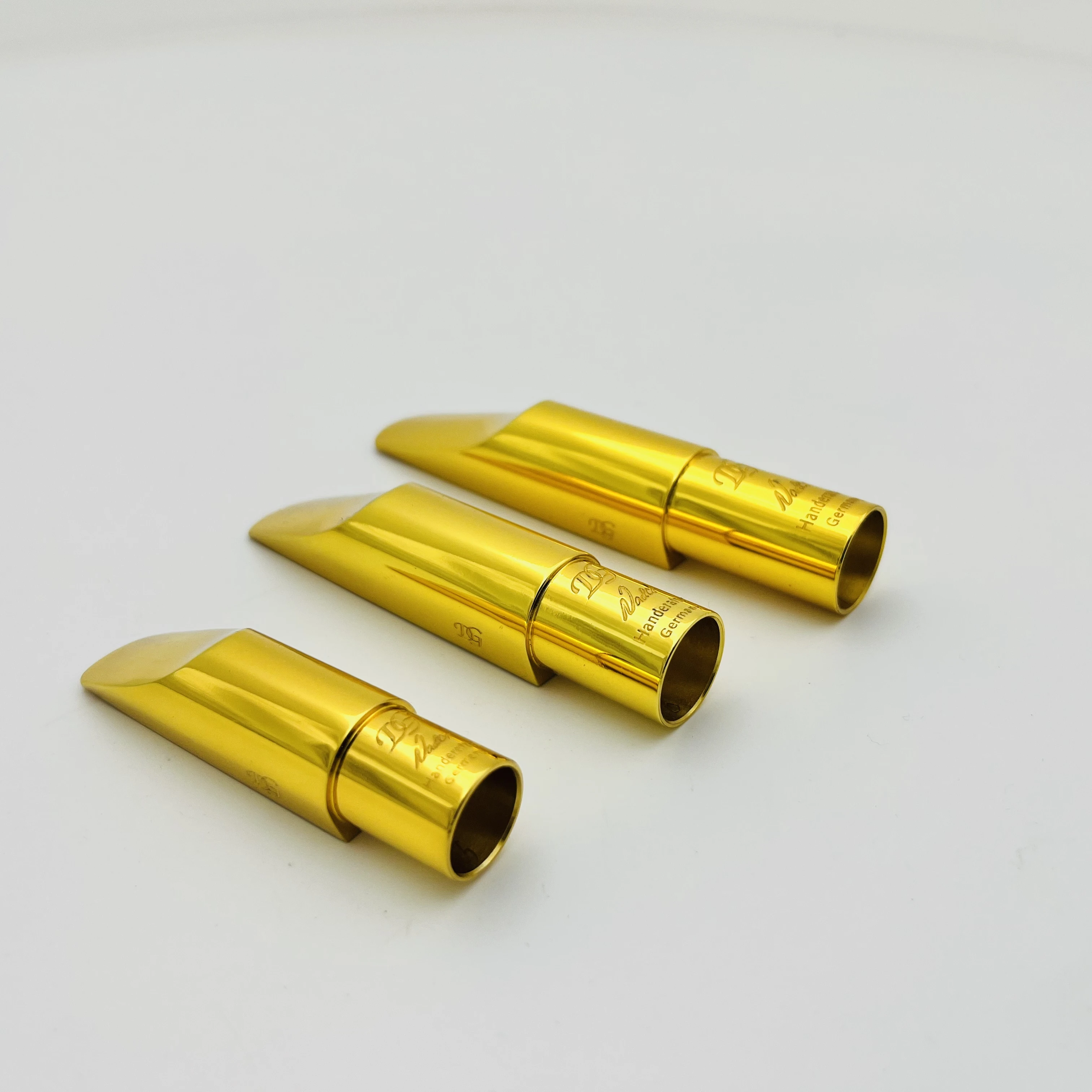 Metal Sax Mouthpiece DG Alto Soprano Tenor 5 6 7 8 9 Golf Plated Saxophone Mouthpiece Woodwind Interstument smile