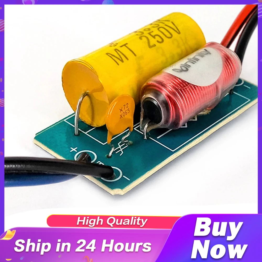 Frequency Divider Audio 40W Treble Speaker Crossover Modified Part Home Stage Car Tweeter DIY Pure Crossover Divider Accessories