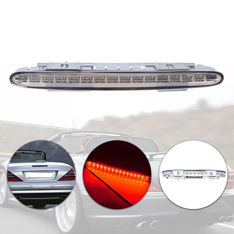For Mercedes Benz SL R230 SL500 SL600 SL63 2001-2012 A2308200056 High Positioned Mount 3RD Third Brake Light Rear Stop Lamp