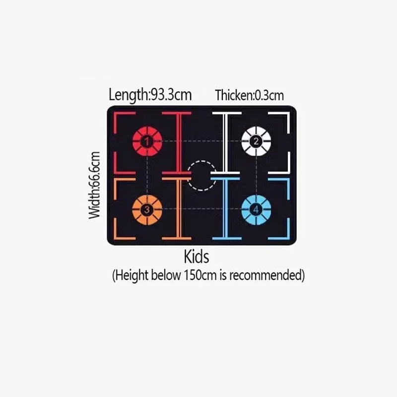 Basketball new Footwork Training Mat Ball Control Practice Rubber Anti-slip 2025 Sound-absorbing Floor Rug Basketball Assistant Accessor