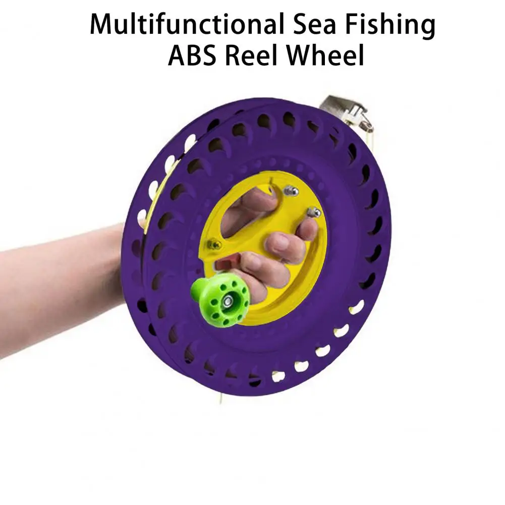 Wheel Hardened Reel Hand Easy To ddmysmile Operate Cord Reel Multifunctional Sea Fishing ABS Reel Wheel Fishing Equipment Smile