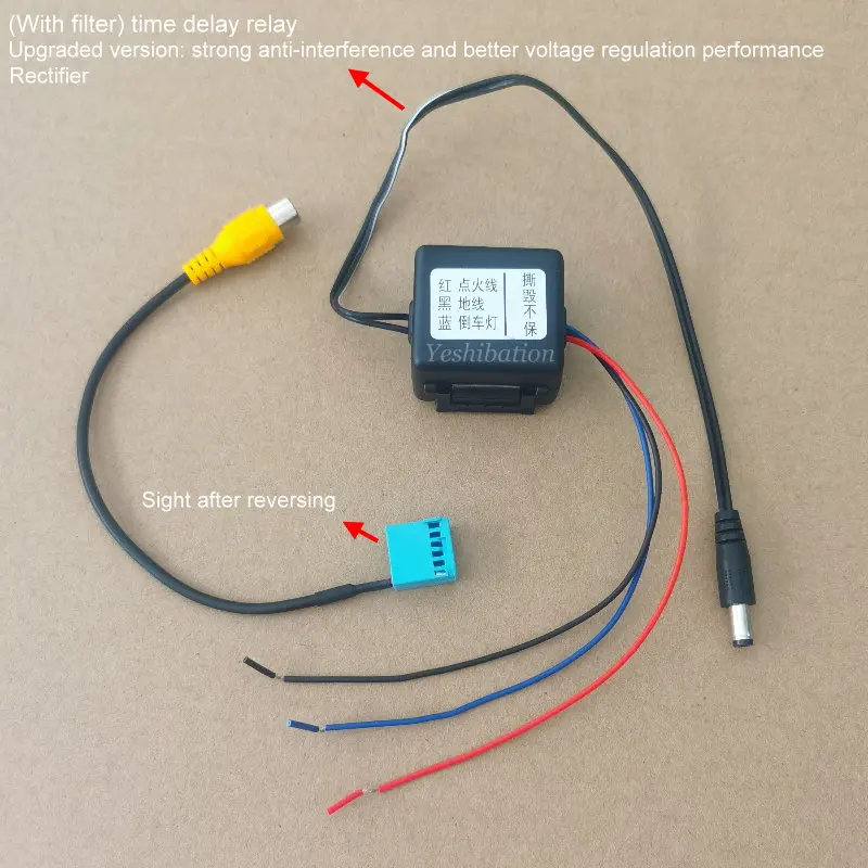 Camera View Car Rear Trunk Handle Camera For Skoda Rapid FL 2016~2021 ddmysmile Back Up Reverse Camera RCA & Original Screen Compatible Smile &