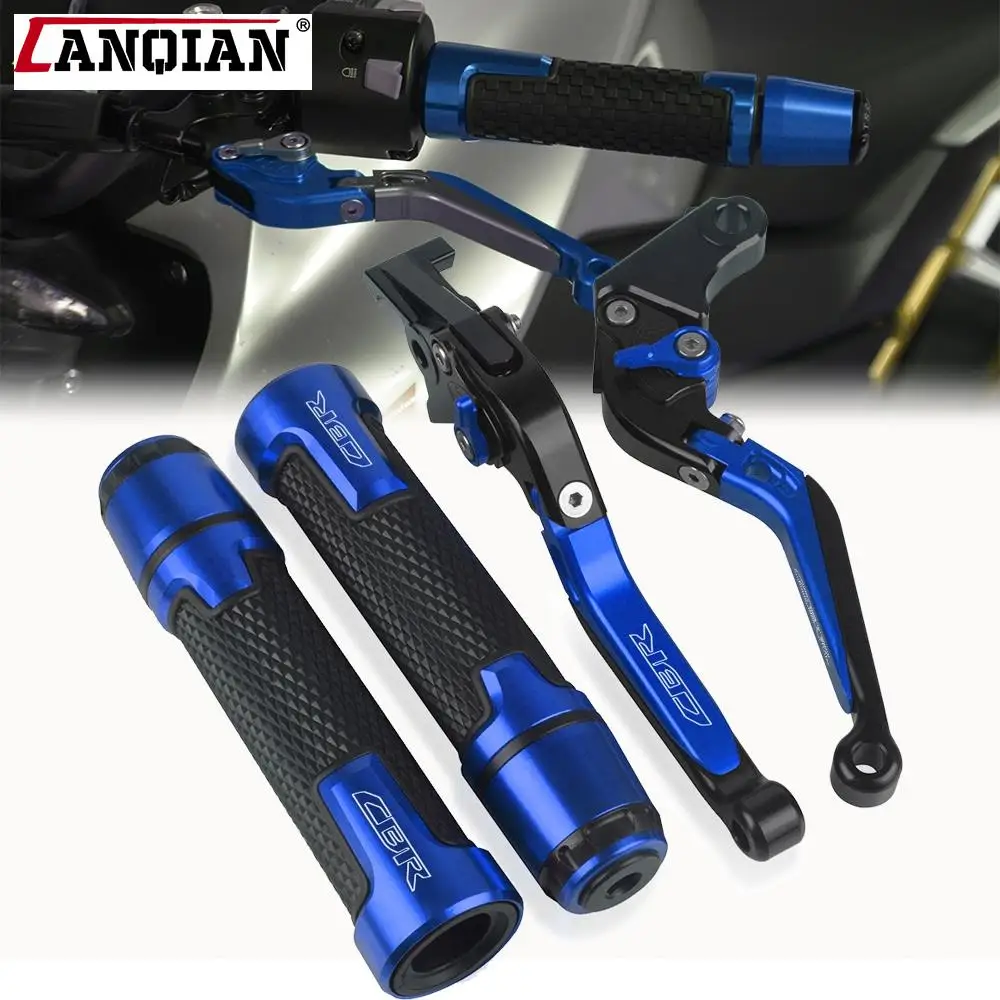 CBR954RR CBR Honda For 954RR 954 RR 2002-2003 Motorcycle Accessories CNC Aluminum Brake Clutch Levers Handlebar Hand Grips ends smile