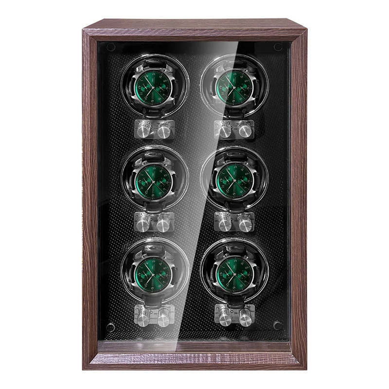 For Rolex Watch Winder Case Original Wood High Grade Meter Winder 4 6 Watchwinder Watch Winders for Automatic Watches Organizer
