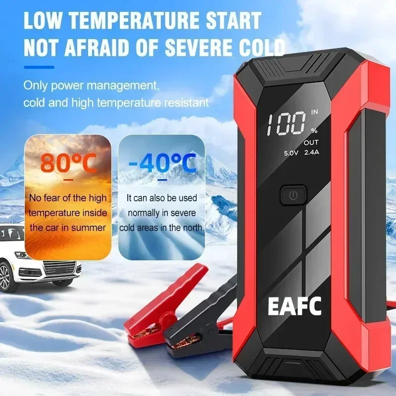 Hot Portable Car Jump Starter Power Bank Car Booster Charger 12V 600/1200/2000A Starting Device Petrol Diesel Car Booster